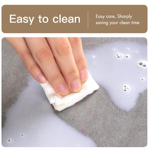 Tapis de chaise rectangulaire de couleur unie pour bureau, tapis de sol en PVC antidérapant, résistant à l'usure, protection des sols en bois dur - Product Image 3