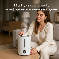 Humidificador de Escritorio de 4L Más Vendido en Rusia 2026, Humidificador Ultrasónico de Aromaterapia con Llenado Superior, Funcionamiento Silencioso de 36-45dB, Temporizador