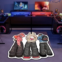 Alfombras Personalizadas con Estampado de Personajes de Sanrio, Alfombra Grande de Forma Irregular para Sala de Estar, Alfombras Lavables a Máquina, Alfombra de Hello Kitty