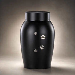 Urna de Cremación Redonda Moderna de Acero Inoxidable para Cenizas de Perros y Gatos, Pequeña y Grande, Recuerdo Conmemorativo, Funeral, Venta al Por Mayor, OEM - Product Image 1