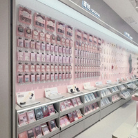 Vitrine d'exposition personnalisée pour magasin de réparation de téléphones portables, meubles de magasin d'électronique, présentoir mural pour boutique de téléphones mobiles