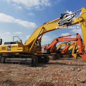 Excavatrice Komatsu 400-7 d'occasion, marque japonaise d'origine, 40 tonnes, sur chenilles en caoutchouc, grande taille, modèle 2023, godet de 2,0 m - Product Image 3