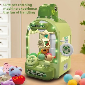 Kaili lindo dinosaurio garra máquina juego de Arcade juguete iluminación eléctrica música Mini muñeca Grabber para niños juguete educativo de plástico - Product Image 3