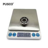 Roulement à billes à gorge profonde PUSCO EMQ Quality 6201 ouvert 12x32x10mm, ABEC-3 P6 GCr15 Acier chromé Z3V3, roulement de pompe à alésage 12mm