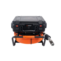 Caméra d'inspection des canalisations professionnelle AMJET R13-Max 512 Hz, rotation à 360 degrés, pour inspection commerciale des canalisations