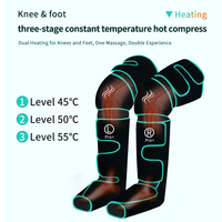 Appareil de massage des jambes et des pieds à compression d'air pour la circulation sanguine, le soulagement des douleurs et la relaxation musculaire