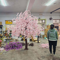 Hochwertige Dekorative Blumen Künstlicher Kirschblütenbaum Hochzeits- und Partydekoration Blühende Kirschbäume