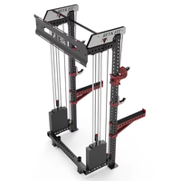 Équipement de musculation en acier inoxydable à faible encombrement pour la maison commerciale Machine de croisement de câbles muraux REYK-19
