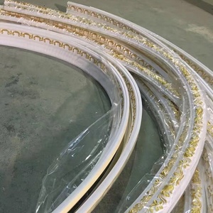 Moulage d'arc Flexible en polyuréthane, sculpture de ligne de corset, jupe flexible/planche de base/moulage de décoration en plastique, moulage de plafond - Product Image 1