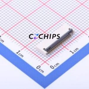 FPC-05FB-24PH20 FFC/FPC Connector SMD,P=0.5mm,Horizontal Mount Connector Flip Cover Type Double Side Contact / Top Bottom - Product Image 1