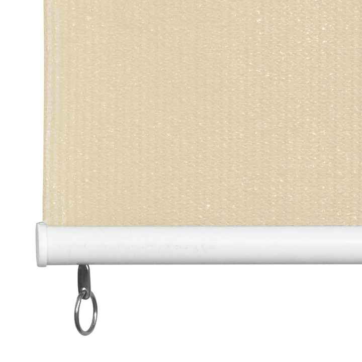 Parasole VidaXL da esterno con tenda a rullo 63 "x 55.1" crema VidaXL