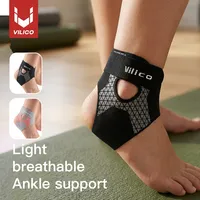 Attelle de cheville en nylon légère et très élastique pour l'hiver, absorption des chocs, soulagement de la pression, protection quotidienne sportive anti-entorse