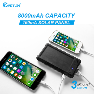 IP54 không ướt năng lượng mặt trời ngân hàng điện sạc điện thoại di động ngân hàng điện - Product Image 4