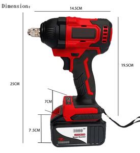Taladro inalámbrico, Llave de impacto eléctrica inalámbrica para coche, Llaves de impacto, Llave de impacto inalámbrica 1/2, Batería de 2.0Ah, Llave dinamométrica, Motosierra inalámbrica, Cortacésped eléctrico - Product Image 3