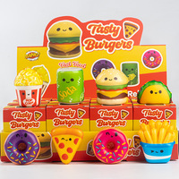 Boîte mystère de figurines alimentaires à rebond lent, figurines anti-stress tendance, vente en gros