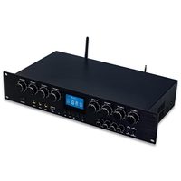 Penguat Audio Tianlai TL-JX600-8 8 Kanal untuk Rumah, Daya 400W, Kelas D