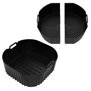 Chengkehome New 6.2L <span class=keywords><strong>COSORI</strong></span> Air Fryer <span class=keywords><strong>Bandeja</strong></span> para hornear de silicona Compatible con PhilipNA230 Cake Tools - Product Image 4