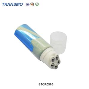 Tube souple en plastique personnalisé pour cosmétiques, applicateur à bille pour crème contour des yeux, emballage de crème de massage pour soins de la peau - Product Image 3