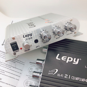 <span class=keywords><strong>LP</strong></span>-<span class=keywords><strong>838</strong></span> Mni HiFi 2.1เครื่องขยายเสียงรถยนต์,เครื่องขยายเสียง12V 20W * 2 MP3 MP4เครื่องเล่นสเตอริโอซับวูฟเฟอร์เสียงอัตโนมัติ - Product Image 2