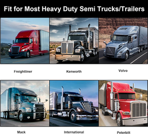 แผ่นบังโคลนรถกึ่งตรงแบบทั่วไปสำหรับรถกึ่งโคลนรถเทรลเลอร์รถแทรคเตอร์รถพ่วงทำจากสเตนเลสสตีลกันละอองน้ำกันโคลน - Product Image 6