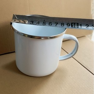 Taza Esmaltada de 10 cm de Diámetro, Reutilizable, para Camping, Estilo Vintage - Product Image 2
