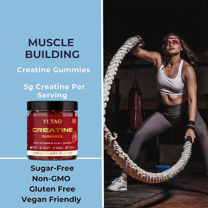 High Strength Sugar Free <b>Creatine</b> Gummies Pre Workout Formula Support Strength Power & Daily Energy for Active Adults - Product Image 5