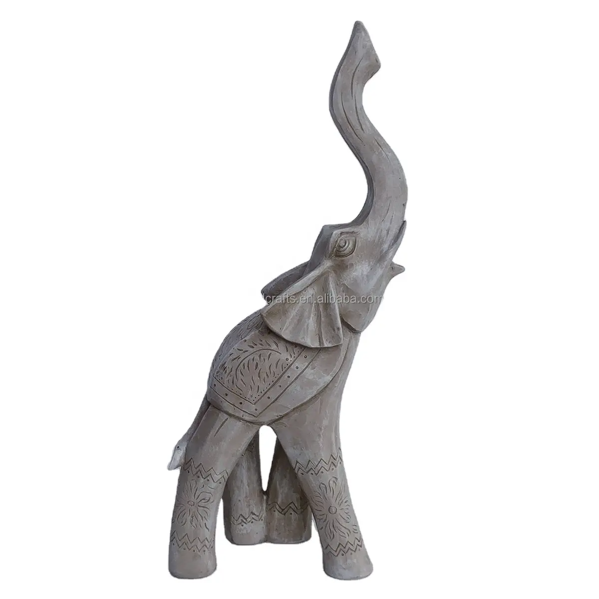 حظ سعيد ديكورات تمثال فيل للمنزل ، تماثيل الفيل تماثيل ديكور المنزل حرف بوليريسين