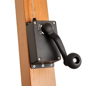 Paraguas de patio voladizo, repuesto de cabrestante, paraguas de aluminio cromado, manivela - Product Image 1