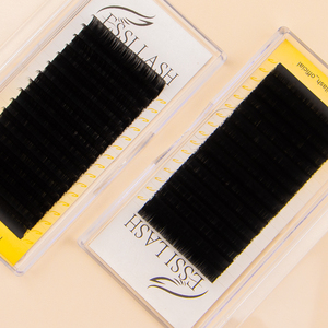 Extensions de cils en soie de cachemire noir mat ESSI LASH, ensembles de <span class=keywords><strong>maquillage</strong></span> individuels à marque privée, extensions de cils - Product Image 3