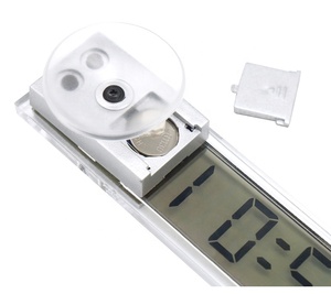 Đồng Hồ Kỹ Thuật Số Trong Suốt LCD Hiển Thị Đồng Hồ Quà Tặng Khuyến Mãi Cho Xe Ô Tô Mini Trong Nhà Với Hút Cup Tại Trở Lại Đồng Hồ Nhỏ Đồng Hồ - Product Image 6