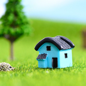 Dessin animé maison Micro paysage MIni jardin décoration Miniature bricolage ornements Sandplay - Product Image 6