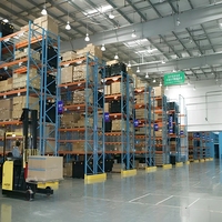 Étagère de stockage industrielle en acier robuste à capacité de charge élevée, antirouille, pour entrepôt, directement de l'usine