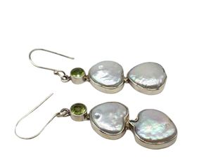 925 Sterling <b>Silver</b> Natural <b>Pearl</b> <b>Earrings</b> Handmade Artisan Jewelry Elegant Statement <b>Earrings</b> Women Fashion Jewelry Supplier - Product Image 5