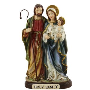 Décoration <span class=keywords><strong>de</strong></span> bureau à domicile, petites statues en résine, artisanat religieux, statue <span class=keywords><strong>de</strong></span> <span class=keywords><strong>la</strong></span> <span class=keywords><strong>Sainte</strong></span> Famille en résine, statue <span class=keywords><strong>de</strong></span> <span class=keywords><strong>la</strong></span> <span class=keywords><strong>Vierge</strong></span> Marie en résine - Product Image 2