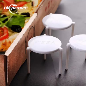 Soporte de Pizza de Plástico PP de Grado Alimenticio al por Mayor, Separador de Pizza Blanco, Soporte Trípode para Caja de Pizza - Product Image 2