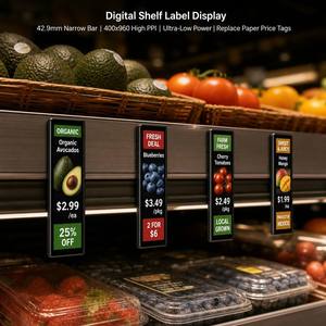 Écran LCD de 3,99 pouces, 400x960 IPS, 500 nits, MIPI RGB SPI, double mode, 40 broches, rétroéclairage LED intégré pour affichage de kiosque de vente au détail intelligent - Product Image 4