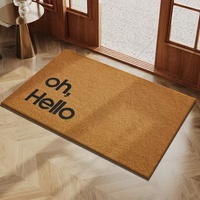 Paillasson cocotier tapis anti-dérapant entrée entrée boue grattoir saleté essuie-glace lavable personnalisable moderne usage domestique