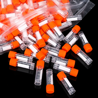 Tube cryogénique de 1,8 ml en PP avec bouchon à vis, autoportant, pour congélation et stockage d'échantillons en laboratoire