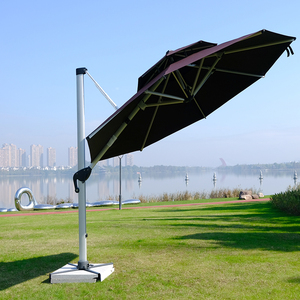 Sombrilla Grande para Exteriores, Sombrilla Romana con Soporte para Jardín, Sombrilla de Aluminio en Cantilever para <span class=keywords><strong>Patio</strong></span> y Playa - Product Image 3