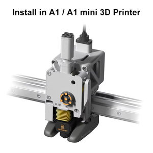 Kit Hotend Amélioré avec <span class=keywords><strong>Buse</strong></span> de 0,4 mm en Laiton, Assemblage Haute Vitesse pour <span class=keywords><strong>Imprimante</strong></span> <span class=keywords><strong>3D</strong></span> Bambu Lab A1 / A1 Mini - Product Image 4