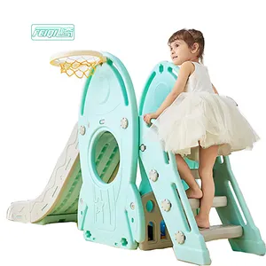 Hot sell cheap mini kids plastic indoor slide for children made in Wenzhou