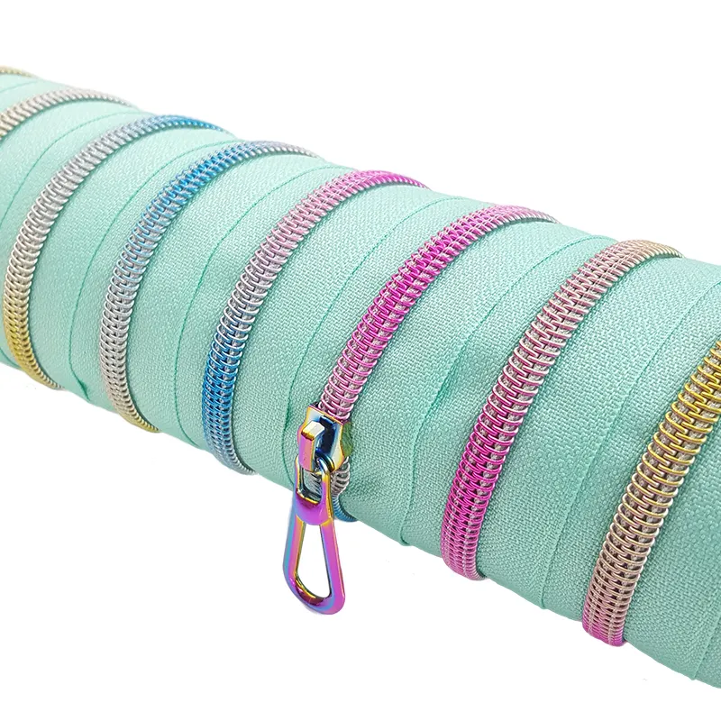 Factory Supply Custom #5 Close End 20cm 35cm 40cm Length Colorful Nylon Zipper for DIY Tailor Sewing Garments