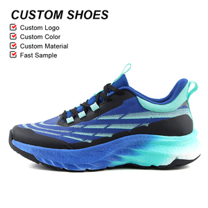 OLICOM Hot Selling Custom Logo Fashion Sneakers Thick Sole Cushioned Woven Fabric <strong>Lightweight</strong> Custom Sneakers <strong>Trainers</strong> <strong>for</strong> <strong>Men</strong> - Product Image 3