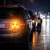 Feux de signalisation LED super lumineux, rechargeables, à fixation magnétique, étanches, balise d'urgence