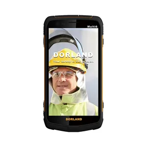 هاتف ذكي اللمس شاشة الروبوت 7 نظام التشغيل مزدوجة سيم جوهريا آمنة وعرة هاتف محمول 4G Wifi NFC المياه واقية