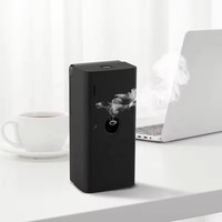 Diffuseur d'huiles essentielles portable à ultrasons alimenté par batterie, à fixer au mur, garantie 1 an - Utilisation commerciale et domestique pour les halls d'hôtel