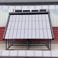 Tuiles solaires photovoltaïques BIPV à double vitrage en tellurure de cadmium, modèle de production d'énergie de 30 W, DYW-XLB01