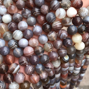 Persiane naturali personalizzate Persian Agate Perline 8mm perle di pietre preziose per la creazione di gioielli - Product Image 4