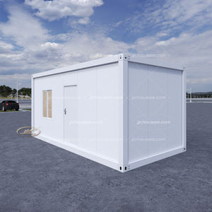 Casa de contenedores de aluminio colorida de montaje rápido completamente amueblada de una historia de playa prefabricada de lujo con pared de vidrio - Product Image 6