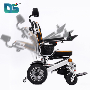 Fauteuil roulant électrique pliable intelligent en aluminium avec télécommande, dossier inclinable et coussin, pour <span class=keywords><strong>personnes</strong></span> handicapées, atteintes de paralysie cérébrale et <span class=keywords><strong>personnes</strong></span> <span class=keywords><strong>âgées</strong></span> - Product Image 5